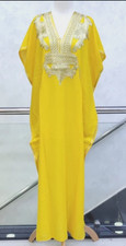 Maxi abito donna giallo estivo