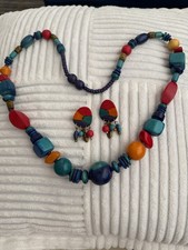 Set collana e orecchini perle