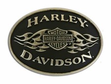 Fibbia harley davidson flame - fibbia,