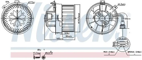 Ventola abitacolo 87628