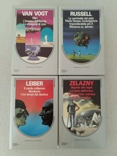 Lotto 4 libri VAN VOGT + RUSSELL + LEIBER + ZELAZNY I Massimi della Fantascienza