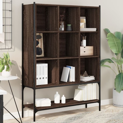 Vidaxl libreria rovere - rovere, marrone