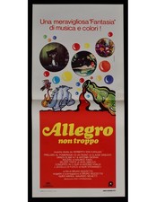 locandina ALLEGRO NON TROPPO bruno bozzetto manulli nichetti vivaldi B271
