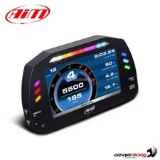 Strumentazione digitale AIM MXS 1.2 display 5" per auto e moto con GPS da 4m