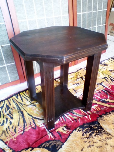 Tavolino legno massiccio epoca - legno,