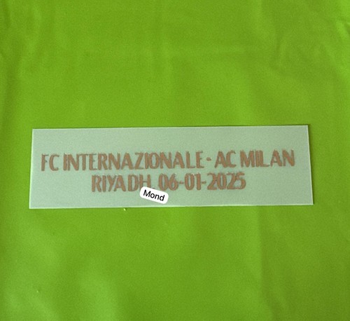 Toppa patch supercoppa - supercoppa, finale