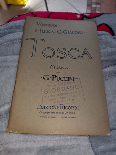 Libretto opera tosca puccini - libretto,