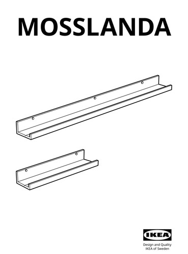 Ikea mosslanda quadro ledge - quadro,