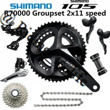 Gruppo bici da strada Shimano 105 R7000 2x11 50-34/52-36/53-39/165-175 senza pinze