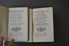 Pratica Legale Trattato Costituzioni Primogeniture Detrazioni Derossi  1787