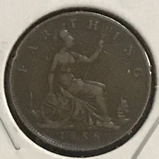 Gran Bretagna Farthing KM 753