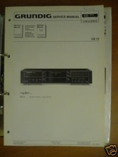 Manuale di servizio Grundig CD