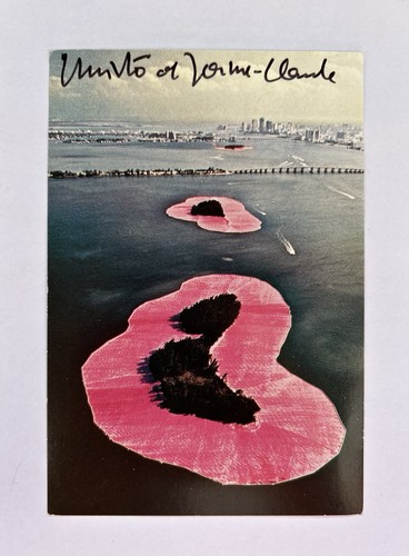 Christo jeanne claude - e, signed