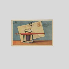 Cartolina d’epoca Scrittura