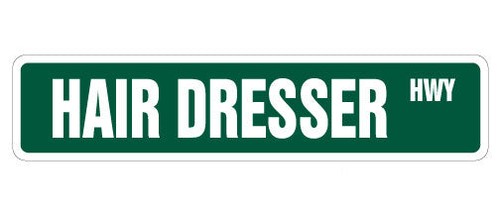 Parrucchiere street sign - street,