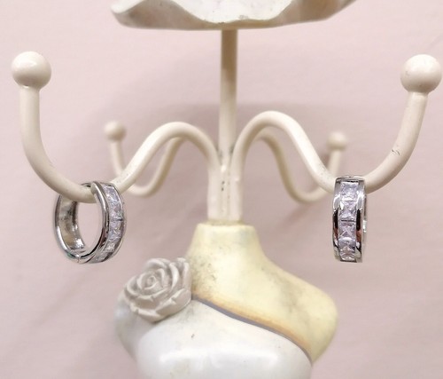 Orecchini cerchi argento 925 - cerchi,