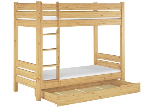 Letto castello pino anche per - letto,