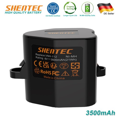 Batteria 3500 mah ni - mah, 6