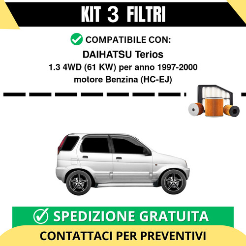 Kit filtri tagliando per - kit, 3