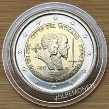 2 EURO VATICANO 2017 FDC SANTI