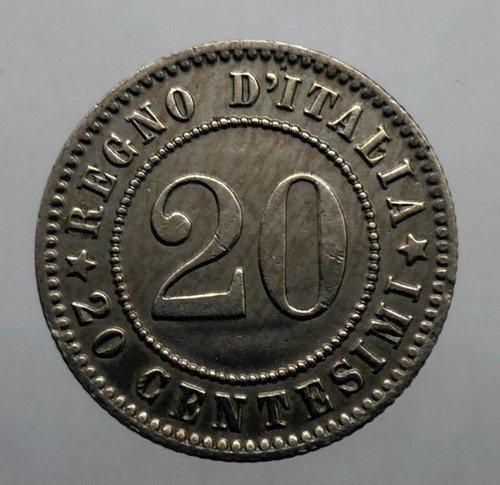 Regno italia umberto - d'italia, 20