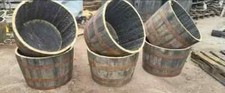 Fioriera botte whisky rovere