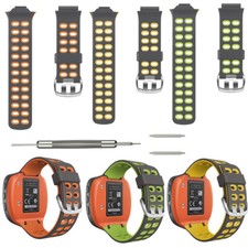 Cinturino in gomma siliconica per smartwatch Garmin Forerunner 310XT