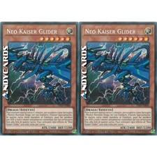 2x NEO KAISER GLIDER • Segreta-Prismatica • TN19 IT006 • YUGIOH! • ANDYCARDS