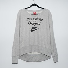 Felpa Nike donna grigia run