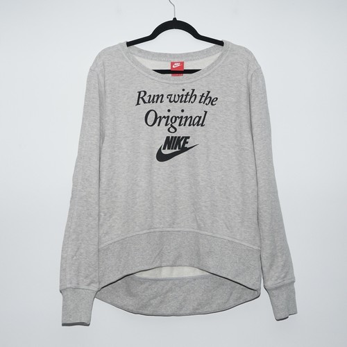 Felpa nike donna grigia run - nike,