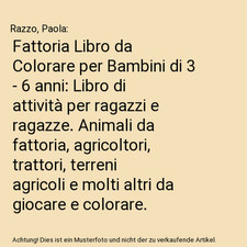 Fattoria Libro da Colorare per