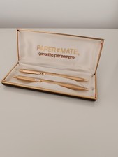 Papermate Coppia Penna A Sfera E Portamine Rivestite Oro