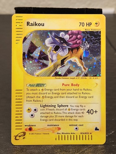 Raikou h26 h32 skyridge holo - skyridge,