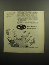 1957 H.H. Pubblicità Scott High Fidelity Components - Se ti piace l'hi fi