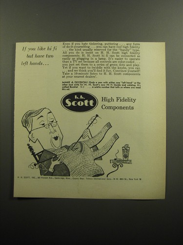 1957 pubblicità scott - pubblicità,