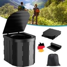 WC da Campeggio Portatile Pieghevole max 150 kg Mobile WC con 20 Sacchetti WC