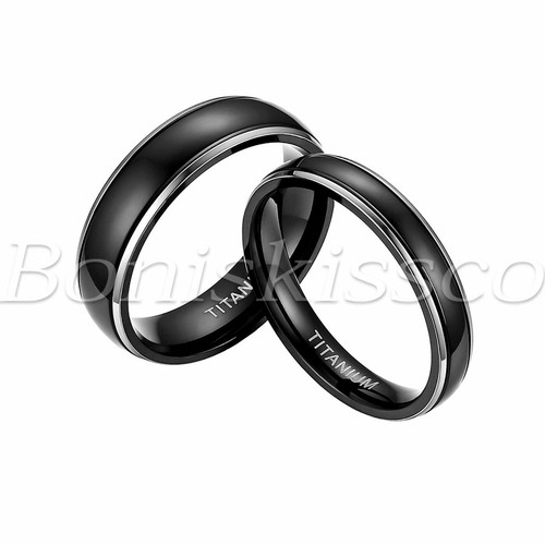 Anello titanio coppia 6mm - titanio, 4/6mm