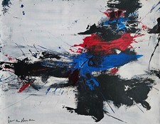 Dipinto olio su tela astratto