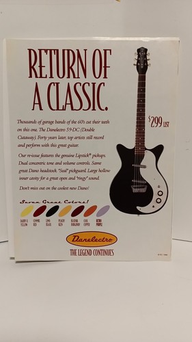 Danelectro chitarre 1998 - danelectro,
