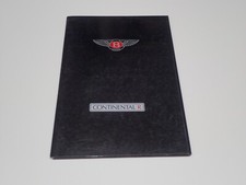CARTELLA DI INFORMAZIONE STAMPA PRESENTAZIOE BENTLEY CONTINENTAL R 1991
