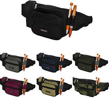 MARSUPIO UOMO DONNA SPORTIVO 5 SCOMPARTI MULTITASCHE BORSA LAVORO CORSA CINTURA