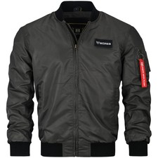 Bores Bomber Giacca Moto Oliva