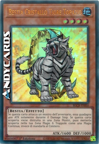 Bestia cristallo tigre topazio - tigre,