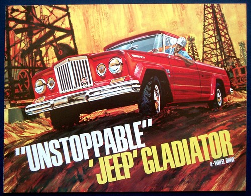 Brochure depliant 1965 jeep - depliant,