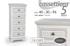 CASSETTIERA 5 CASSETTI SHABBY