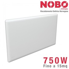 Radiatore elettrico norvegese NOBO 750W, 15 mq (include termostato NCU-2Te)
