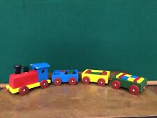 Trenino Legno Giocattolo Con