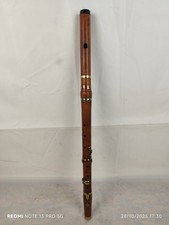 Vecchio Flauto Traverso In bosso 4 Chiavi G. Berberis Vercelli 