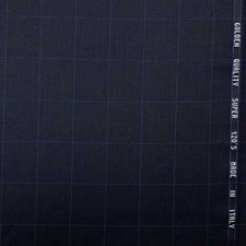 Tessuto Tasmania 120's Blu