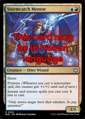 Mtg stormcatch mentor - mtg,